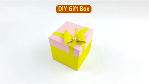 How to Make Gift Box/DIY Jewelry Box - Easy Paper Crafts