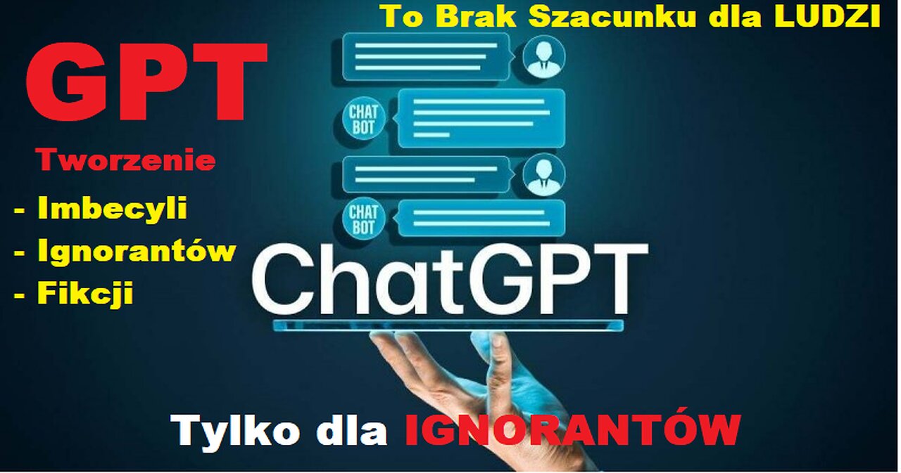 CHAT GPT - JEDNO WIELKIE OSZUSTWO