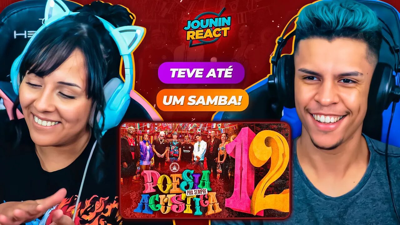 Poesia Acústica #12 - Pra Sempre | [React em Casal] 🔥