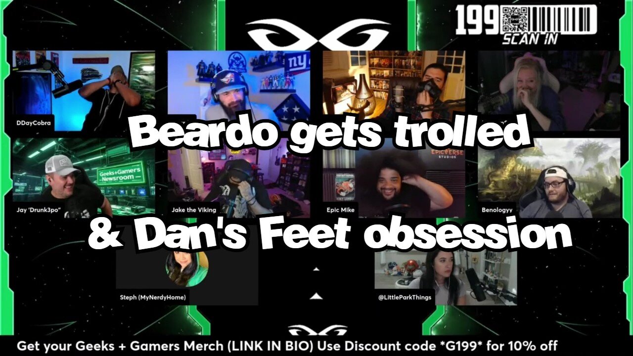 Beardo gets Trolled and Dan's feet obsession - G&G Highlights