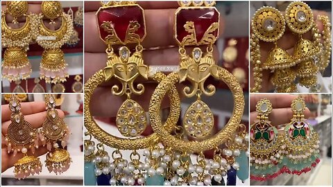 Trendy Party wear Earrings Designs!! Trendy wedding wear Ear