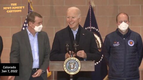 Biden tells Colorado wildfire victims he "almost" lost his own home in a fire.