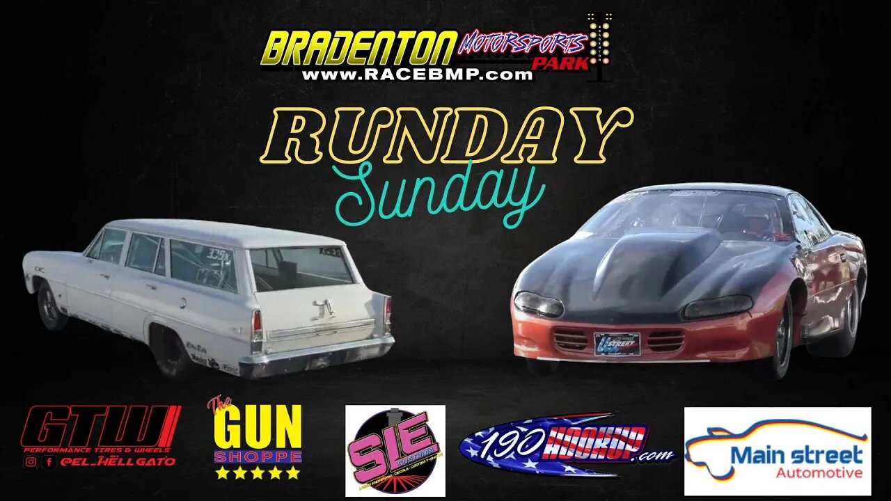 LIVE: Drag Racing - Runday Sunday Test n Tune @bradentonmotorsportspark2637 10.15.23