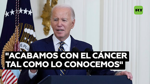 Biden asegura haber acabado con el cáncer