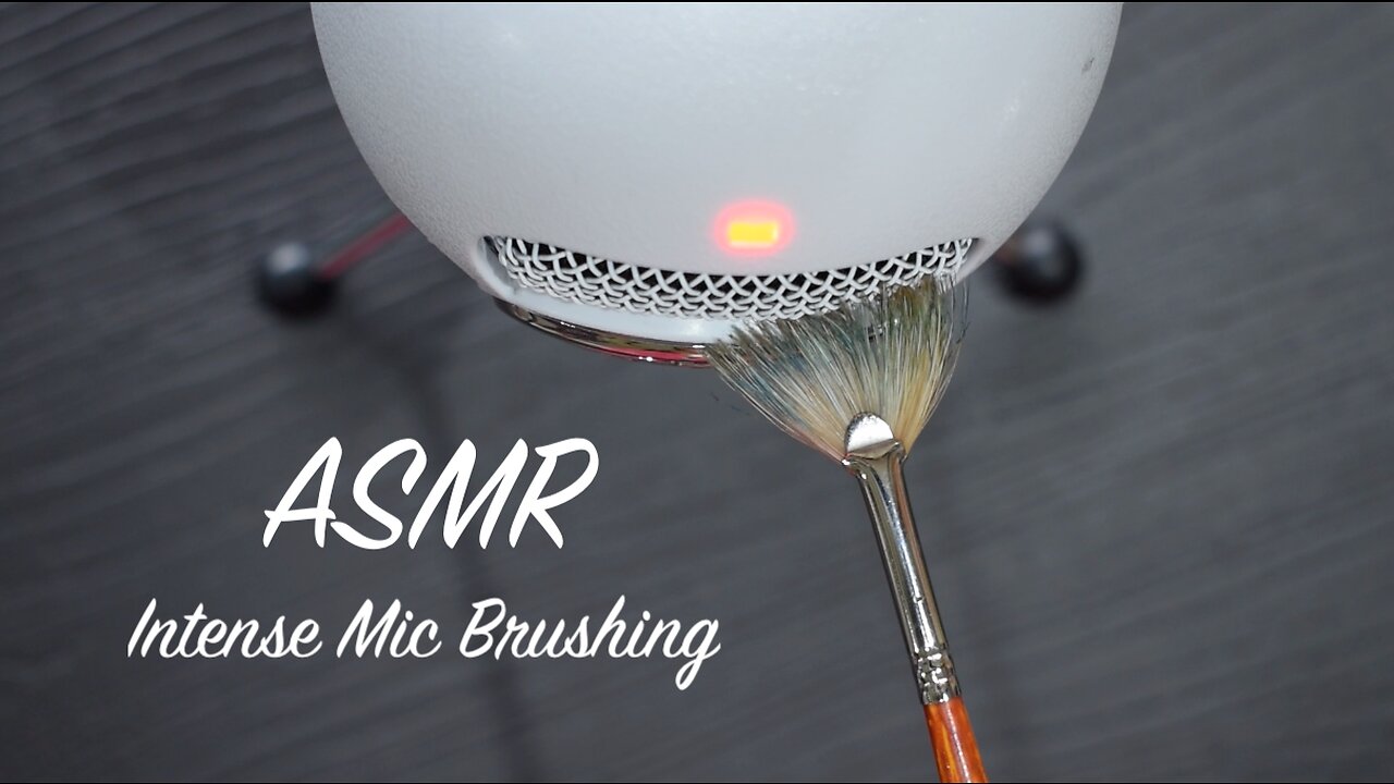 ASMR Intense Microphone Brushing for Deep Sleep | (No Talking) Fan Brush