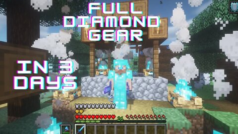 Survival World Full Diamond Gear in just 3 days