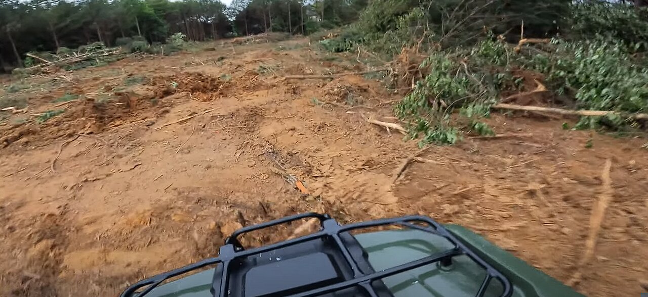 Riding a Rancher 420 in a construction site