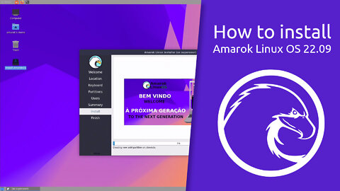 How to install Amarok Linux OS 22.09