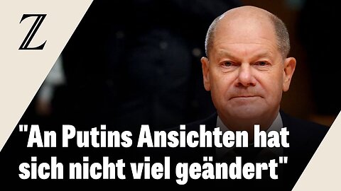 Scholz rechtfertigt sein Gespräch mit Putin