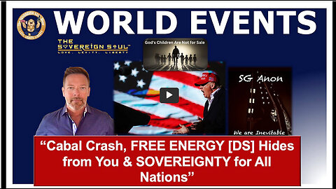 SG Anon on WORLD EVENTS Cabal Crash, FREE ENERGY [DS] Hides from You & SOVEREIGNTY for Nations