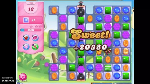Candy Crush Level 1930 Audio Talkthrough, 1 Star 0 Boosters
