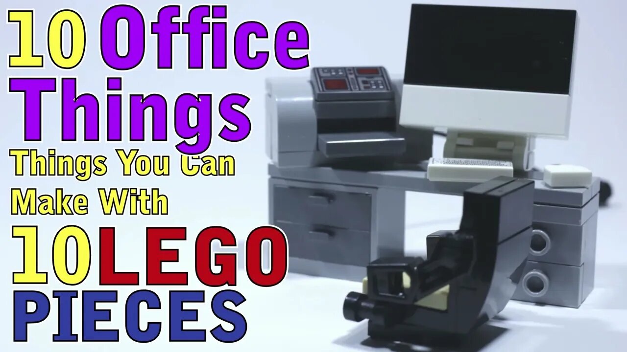 10 Office Things you can make with 10 Lego Pieces