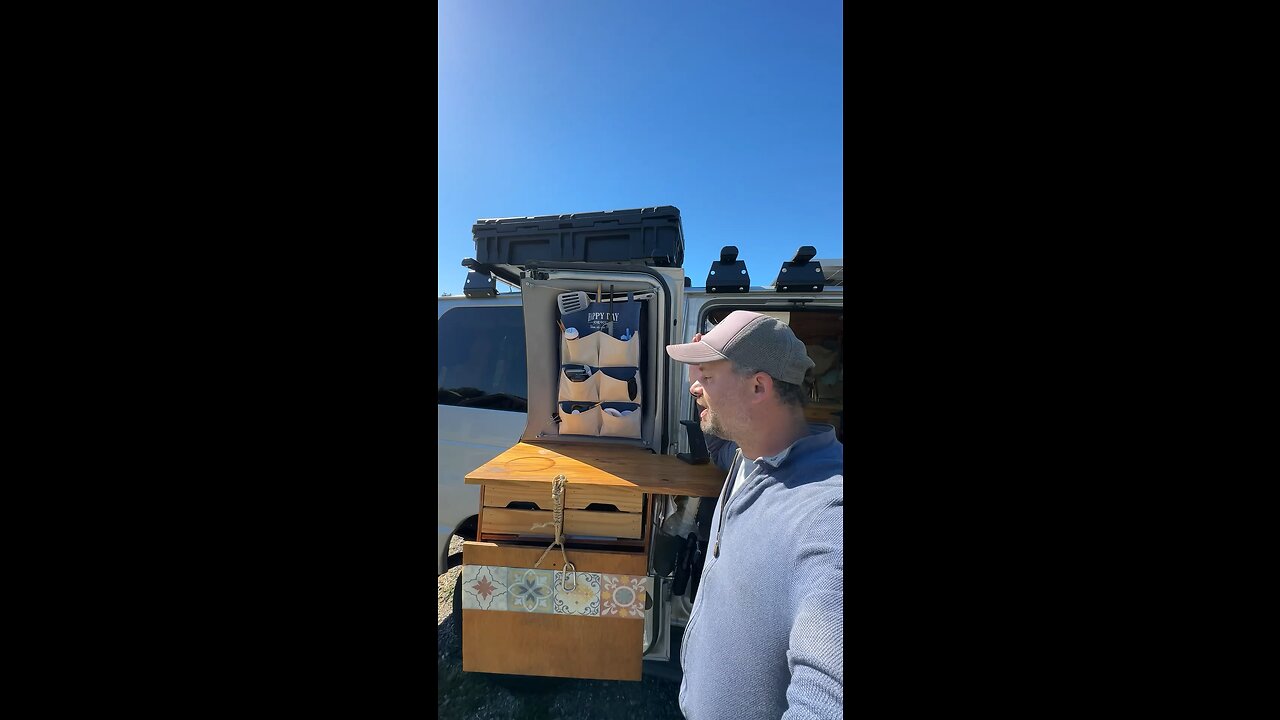 Insane storage in a small van!