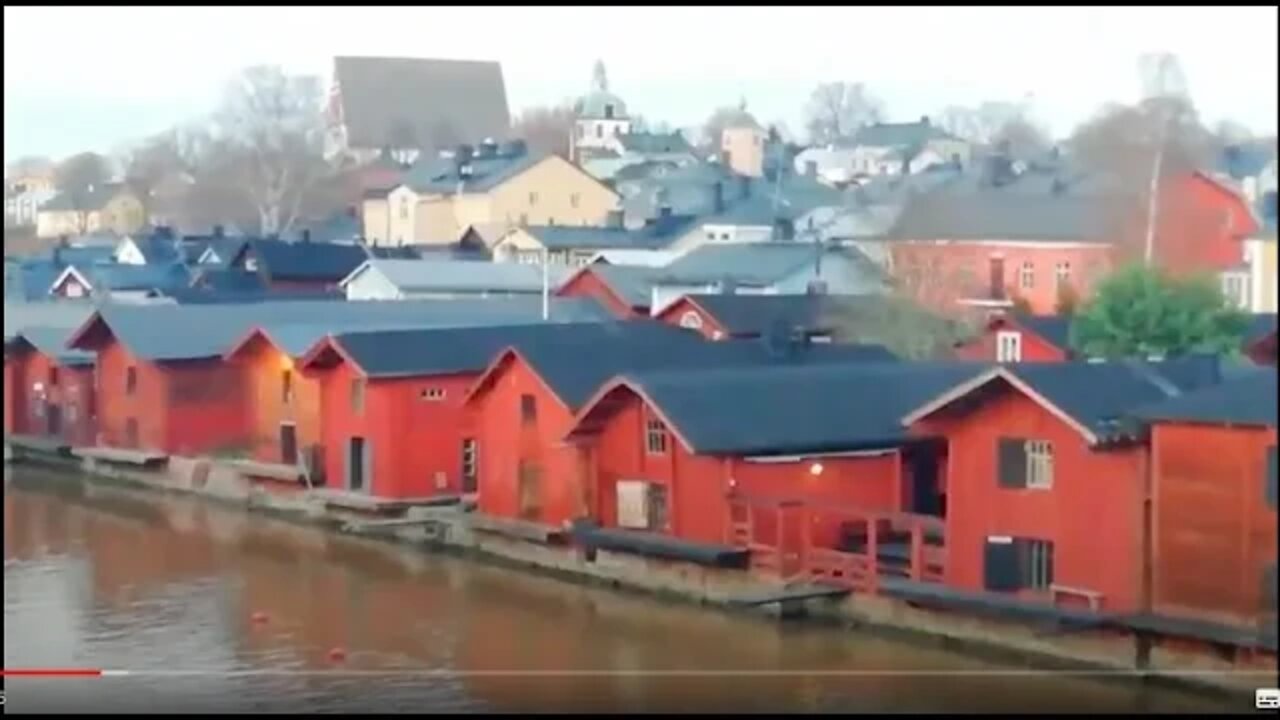 Porvoo, cidade histórica da Finlândia de influência sueca.