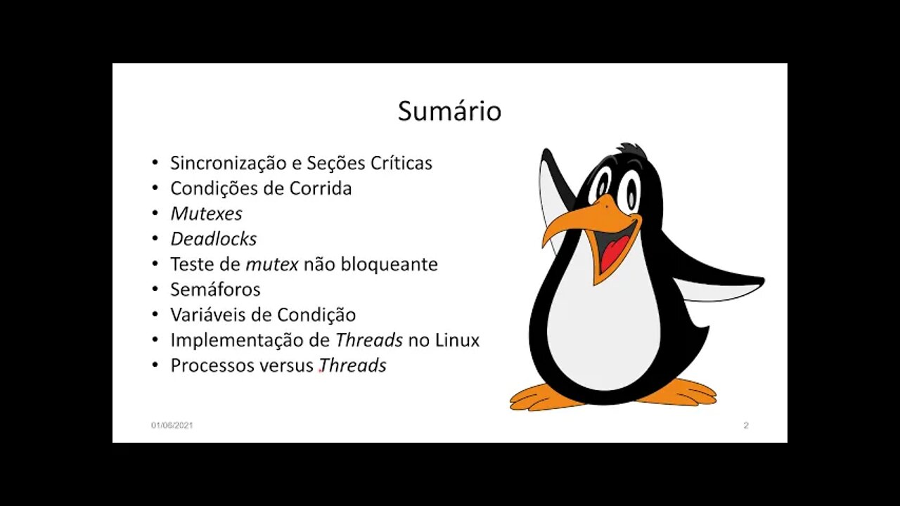 Aula 07 - Linux: Threads - Parte 2 - Sistemas Operacionais II (2021)