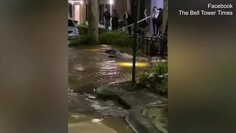 Video: Shocking video shows giant sinkhole swallowing up a car in Perth