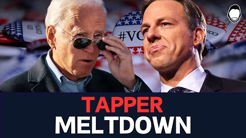Lying Tapper MELTS DOWN over Biden Staying in Race