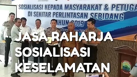 JASA RAHARJA GELAR SOSIALISASI KESELAMATAN DI PERLINTASAN SEBIDANG
