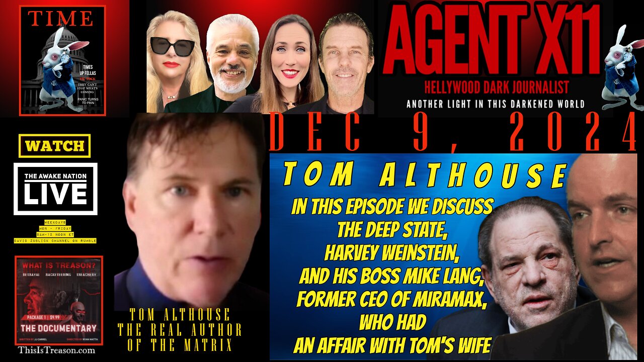 AGENT X11: EP 72: TOM ALHOUSE THE REAL AUTHOR OF THE MATRIX