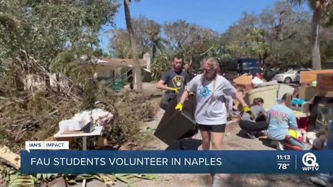 FAU students assist families in Naples