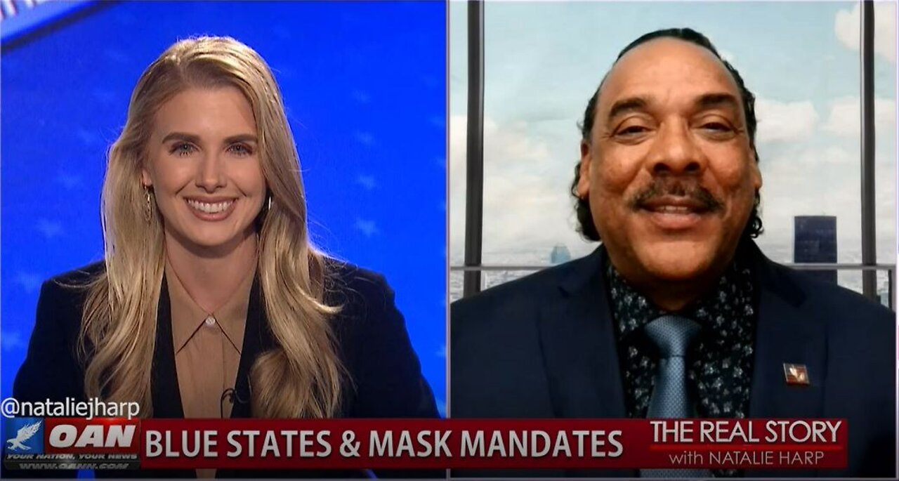 The Real Story - OAN Blue States & Mask Mandates with Bruce LeVell