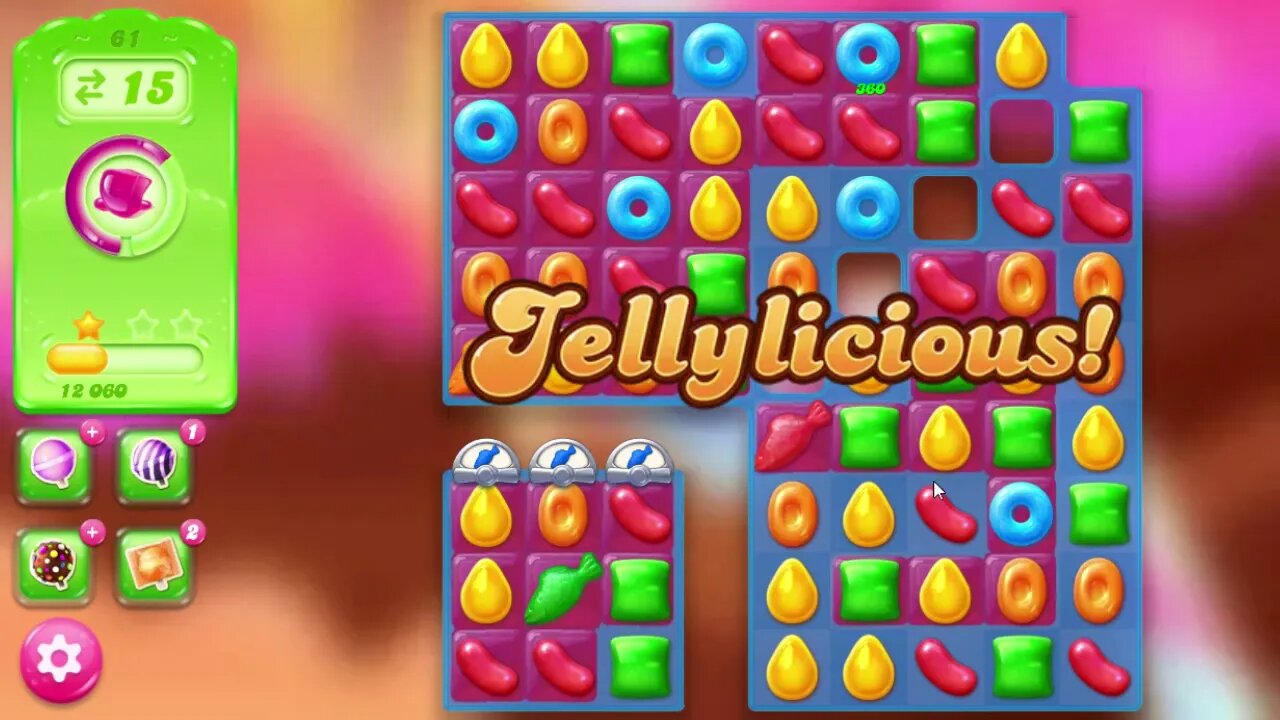 Candy Crush Jelly Saga Level 61