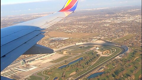 Flight Home from Speedgolf Worlds Week - Take off and Landing - Orlando to Indy