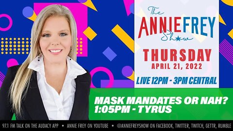 CDC on Masking, Disney v DeSantis, Victim Industry • Annie Frey Show 4/21/22