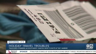 Hundreds of flights canceled at PHX Sky Harbor, Southwest Airlines experiencing major issues