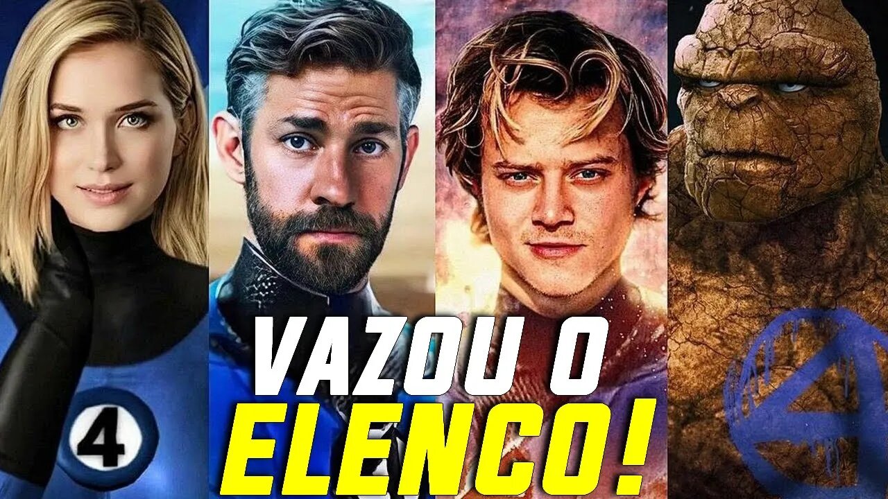 VAZOU! LISTA DIVULGA ATORES DO QUARTETO FANTÁSTICO NO UCM! QUEM SÃO ELES?!