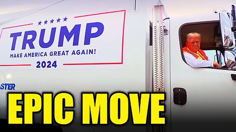 Trump Arrives in a Garbage Truck – Boldest Rally Entrance Yet!