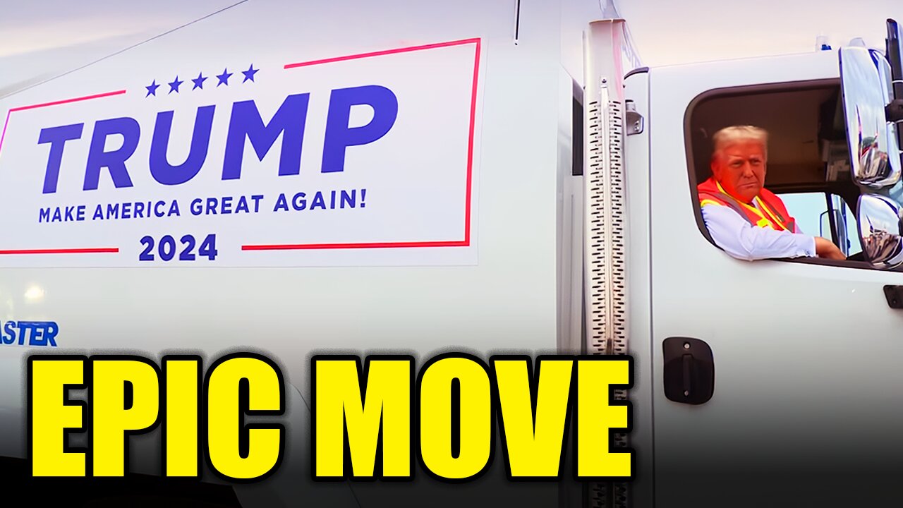 Trump Arrives in a Garbage Truck – Boldest Rally Entrance Yet!