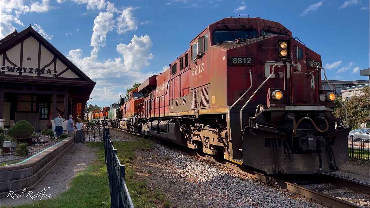 My FIRST Train in the Town of Wayzata, Minnesota!