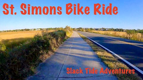 Saint Simons Island Bike Ride: Demere Road, East Beach Casueway to Ocean Boulevard