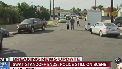 Swat standoff ends, police still on scene