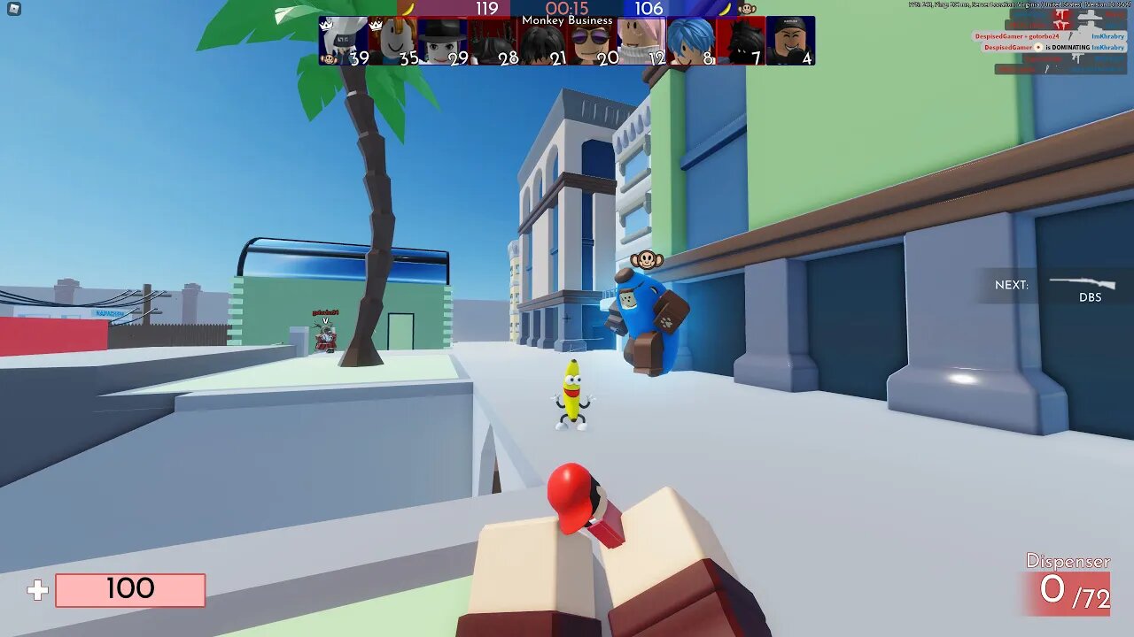 The LUCKIEST Backstab... (Roblox Arsenal)