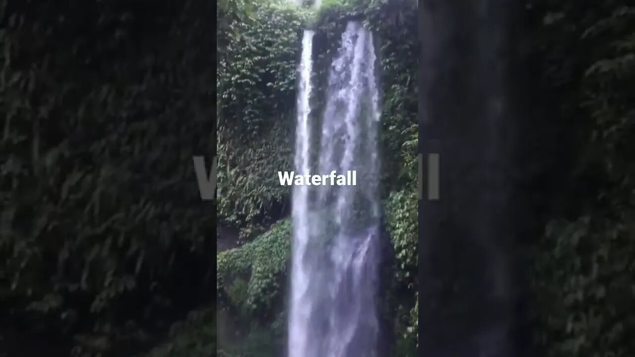 Listen sound of Nature/waterfall -somewhere in Indonesia…