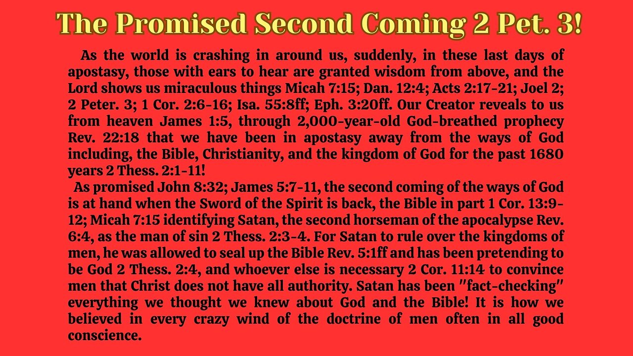 The wisdom from above is back in these last days of the wisdom from below 1 Cor. 2:6-16; Dan. 12:4.