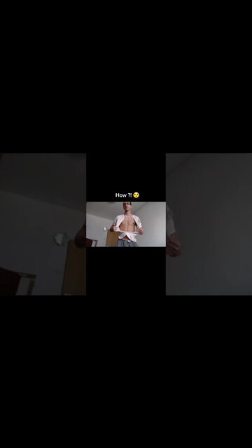 Ripping Shirt to reveal... MUSCLES 😈 #shorts