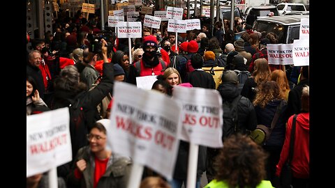 Incredible Woke NY Times Staff Hold Strike Against Going into Office THREE Days A Week, Unfair Pay