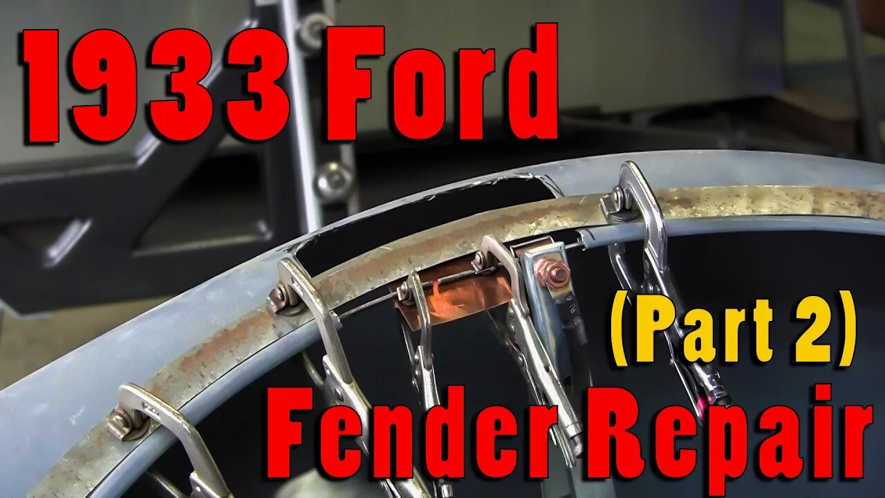 33 Ford Fender repair (Part 2): Forensic Files