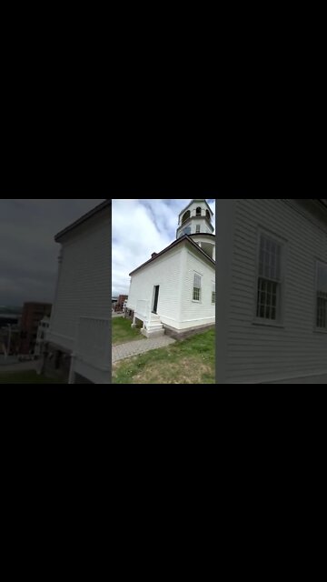 Walking Down Citadel Hill in Halifax Nova Scotia