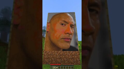 SALVE O THE ROCK MINECRAFT #SHORTS
