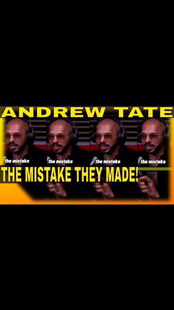 Andrew Tate : The MISTAKE They Made!! 💯