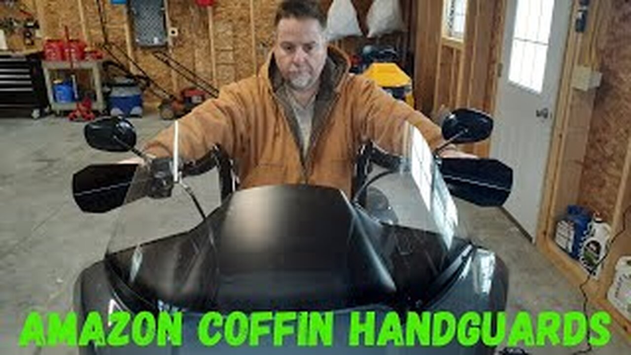 Install Amazon Coffin Handguards on 2021 Harley Davidson Road Glide Limited