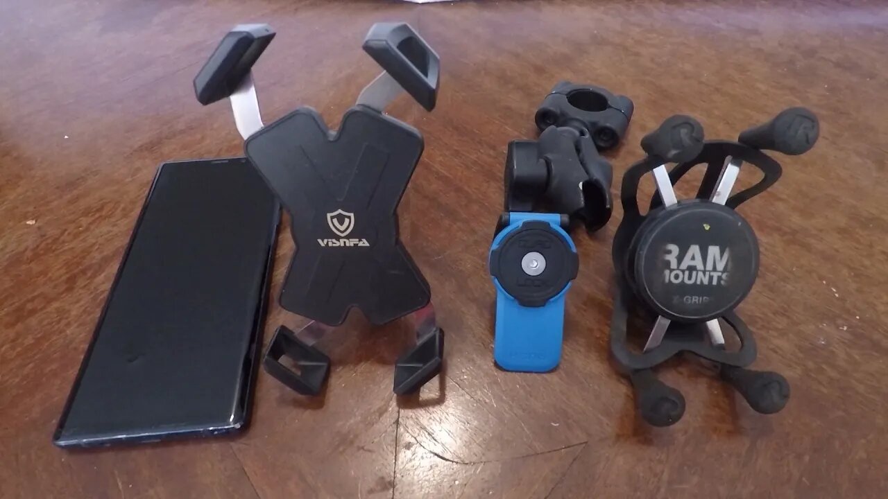 Motorcycle Phone Mounts: Amazon vs RAM vs QuadLock