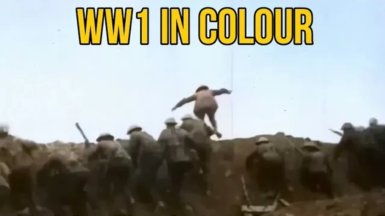 WW1 in Colour | Over the Top Trench Warfare