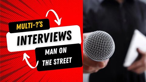 🔴LIVE - Raw Footage: Multi-?’s Interviews Man On The Street