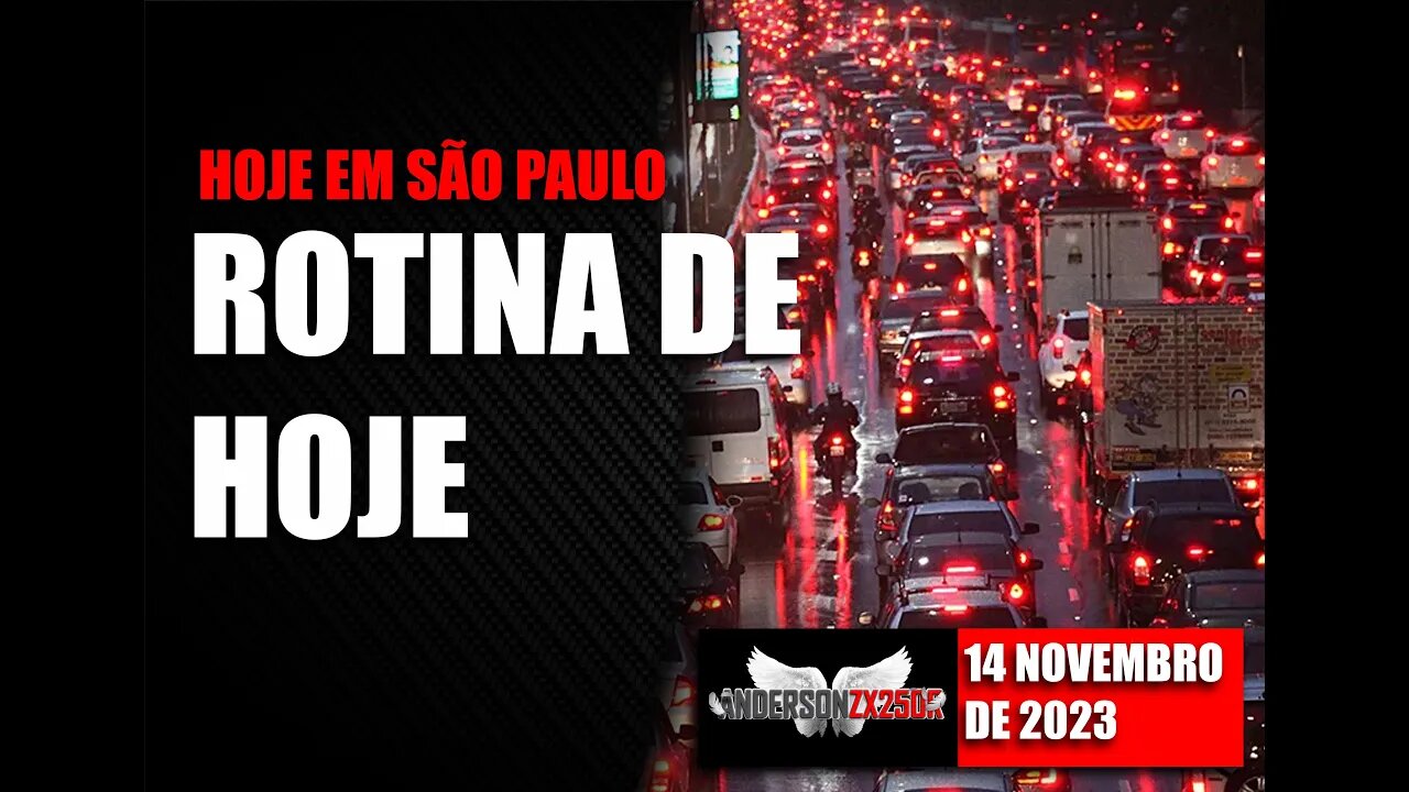 HOJE EM SÃO PAULO I Rotina que aconteceu hoje dia 14-12-2023#moto #saopaulo #brasil