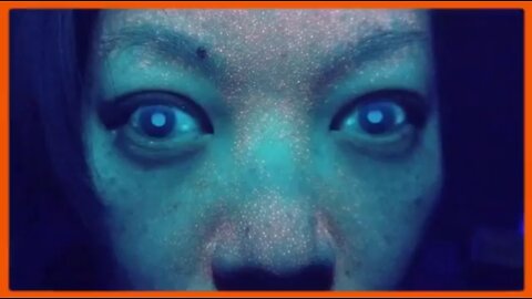 Fluorescent Glow In The Faces Of The Vaxxed Under UV Light!